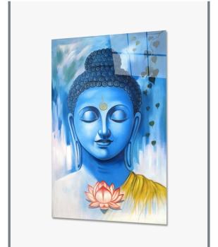 Buddha Art Design rectangular special Glass Picture!
